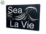 Waves House Sign Wall Art