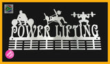 Man Power Lifting 48 Tier Medal Hanger Stainless Steel Brush Finish Sports Medal Hangers