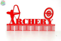 Archery 48 Tier Medal Hanger Red Sports Medal Hangers