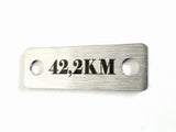 42.2 Km Individual Shoelace Tag Shoe Lace Tags