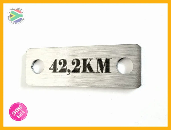 42.2 Km Individual Shoelace Tag Shoe Lace Tags
