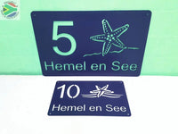 Star Fish House Sign Sign