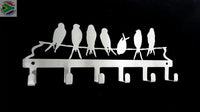 Birds On A Branch 6 Hook Key Home Décor