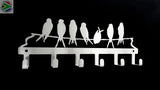 Birds On A Branch 6 Hook Key Home Décor
