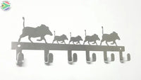 Warthog Family 6 Hook Key Home Décor
