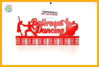 Ballroom Dancing 48 Tier Medal Hanger Red Sports Medal Hangers
