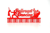Ballroom Dancing 48 Tier Medal Hanger Red Sports Medal Hangers