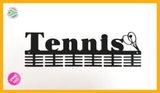 Tennis 48 Tier Medal Hanger Black Sports Medal Hangers