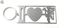 I Love Man Utd Key Ring Rings