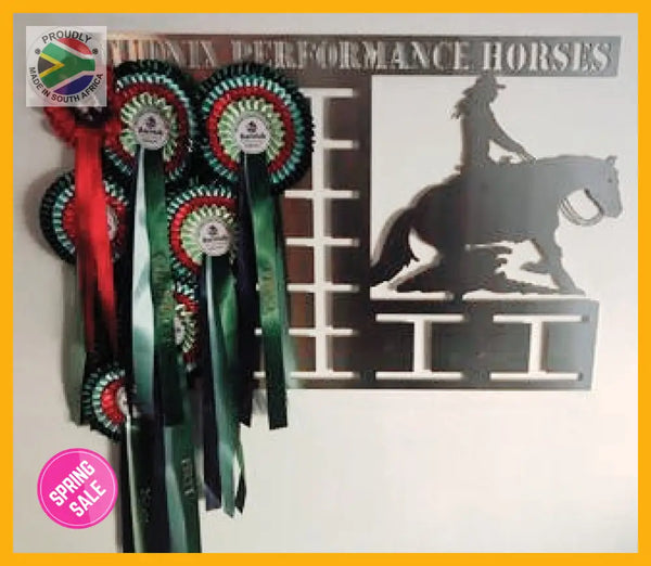 Reining & Western Mounted Rosette Hangers Horse