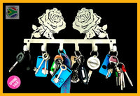 Rose Flower Key Hook Hooks
