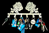 Rose Flower Key Hook Hooks