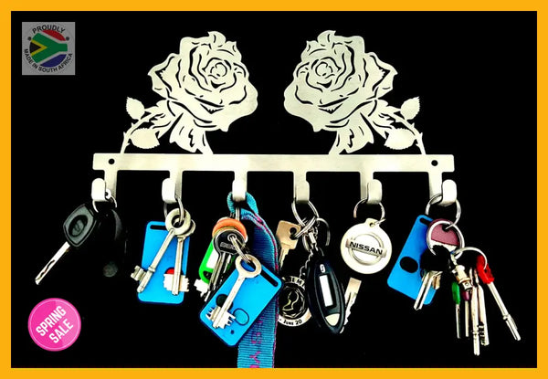 Rose Flower Key Hook Hooks