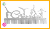 Gymnastics Figurines 48 Tier Medal Hanger Stainless Steel Brush Finish Sports Medal Hangers