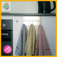 Lappies Dish Cloth Hanger Stainless Steel Brush Finish Home Décor