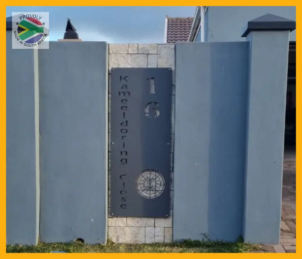 Compass House Sign Wall Art