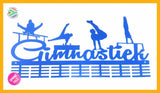 Gimnastiek Mens Artistic Gymnastics 56 Tier Medal Hanger Blue Sports Medal Hangers