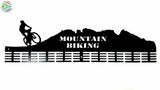 Mountain Bike Mountain 72 Tier Medal Hanger Black Sports Medal Hangers