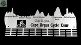 Cape Argus Cycle Tour Club 21 Plus.. 48 Tier Medal Hanger Stainless Steel Brush Finish Sports Medal