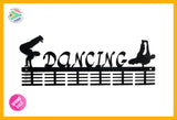 Hip Hop Dancing 48 Tier Medal Hanger Black Sports Medal Hangers