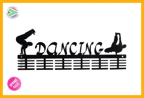 Hip Hop Dancing 48 Tier Medal Hanger Black Sports Medal Hangers