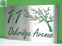 Windy Tree House Sign Wall Art