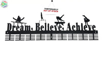 Dream Believe Achieve Gymnastics Mag 72 Tier Medal Hanger Sports Medal Hangers
