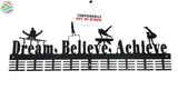 Dream Believe Achieve Gymnastics Mag 72 Tier Medal Hanger Sports Medal Hangers