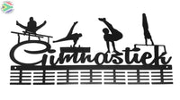 Gimnastiek Mens Artistic Gymnastics 56 Tier Medal Hanger Black Sports Medal Hangers