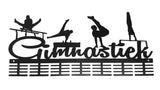Gimnastiek Mens Artistic Gymnastics 56 Tier Medal Hanger Black Sports Medal Hangers