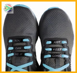 Just Keep Going You Can Do It Shoelace Tag Set Shoe Lace Tags