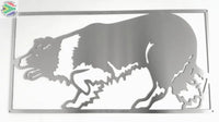 Border Collie Mounted Wall Art