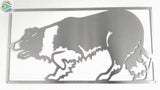 Border Collie Mounted Wall Art