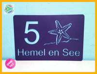 Star Fish House Sign Sign