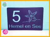 Star Fish House Sign Sign