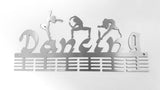 Mixed Dancing 48 Tier Medal Hanger Stainless Steel Brush Finish Sports Medal Hangers
