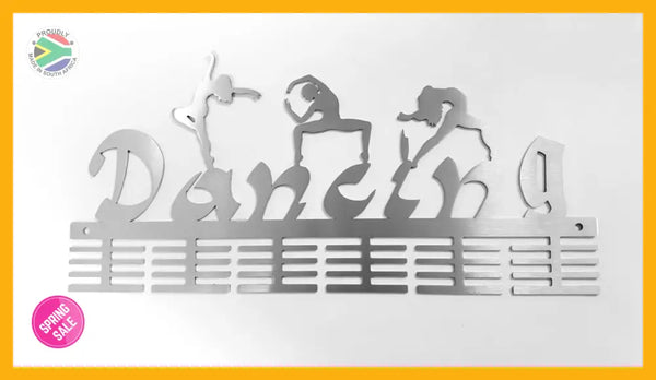 Mixed Dancing 48 Tier Medal Hanger Stainless Steel Brush Finish Sports Medal Hangers