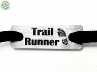 Trail Runner Individual Shoelace Tag Shoe Lace Tags