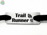 Trail Runner Individual Shoelace Tag Shoe Lace Tags