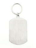 Corporate Bulk Single Or Double Sided Laser Engraved Key Ring-Bag Tag Key Rings