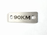 90 Km Individual Shoelace Tag Shoe Lace Tags