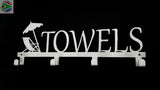Towels Deckchair 4 Hook Towel Hanger Home Décor