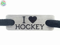 I Love Hockey Individual Shoelace Tag Shoe Lace Tags