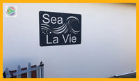 Waves House Sign Wall Art