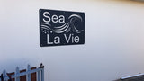 Waves House Sign Wall Art