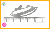 Rubber Duck Racing 48 Tier Medal Hanger Stainless Steel Brush Finish Sports Medal Hangers