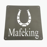 Horse Shoe Stable Name Plaques