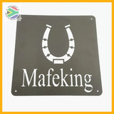 Horse Shoe Stable Name Plaques