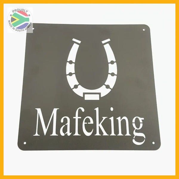 Horse Shoe Stable Name Plaques