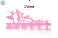 Ice Skating 48 Tier Medal Hanger Pink Sports Medal Hangers